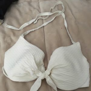 White bikini top